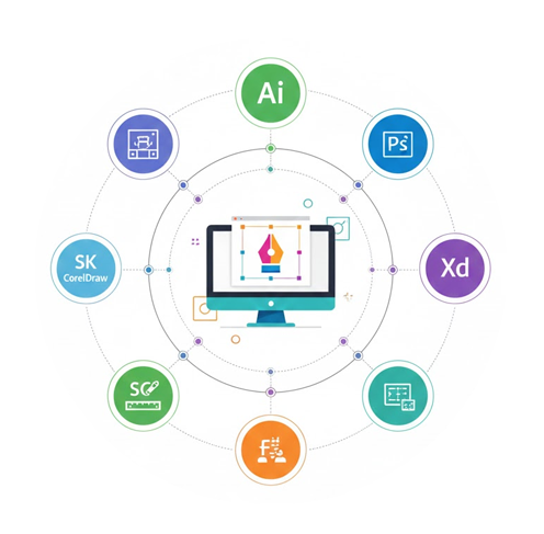 Logo Design Tools Icon